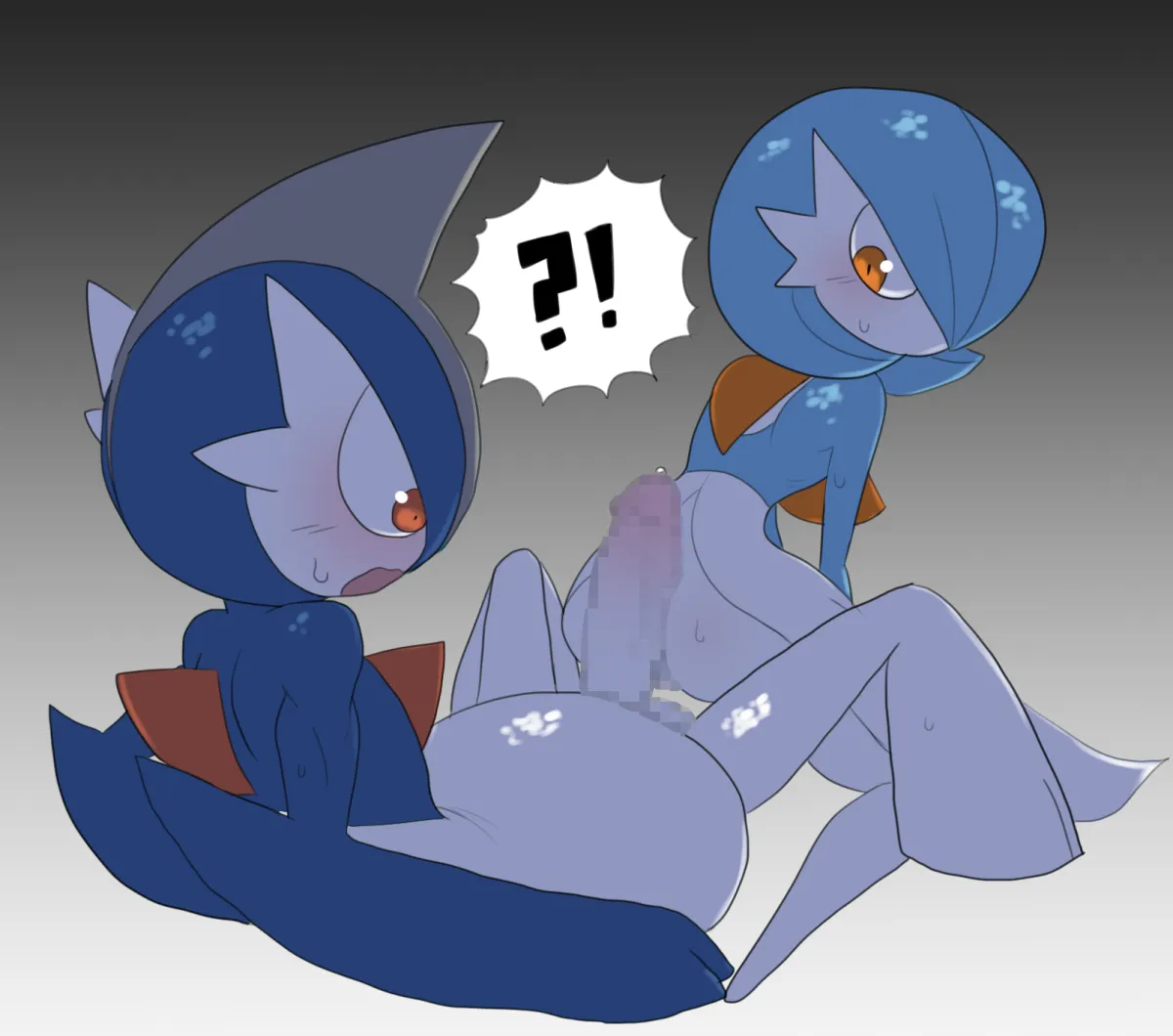 Gardevoir, Gallade by Rosebud (Pixiv 111107417)