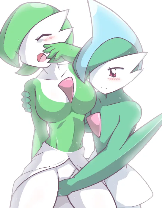 Gardevoir, Gallade by Uranoyoru