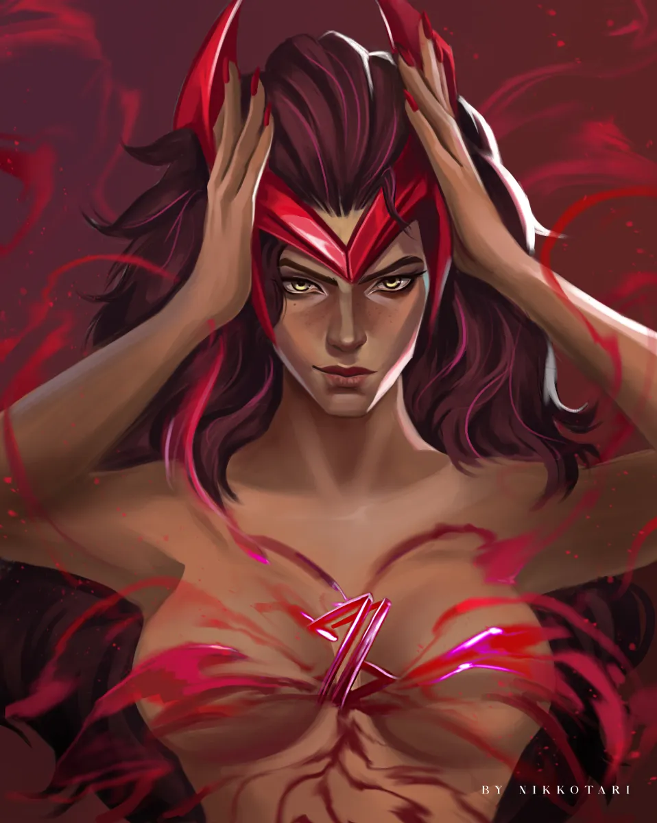 Scarlet Witch, Wanda Maximoff by Nikola (Nikkotari)
