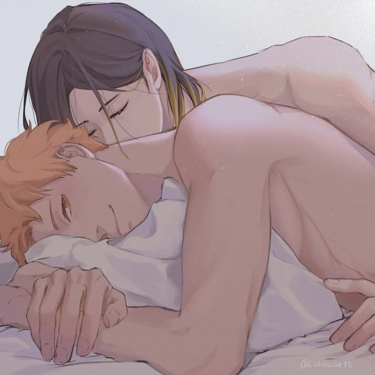 Hinata Shouyou, Kozume Kenma by Caheoarts