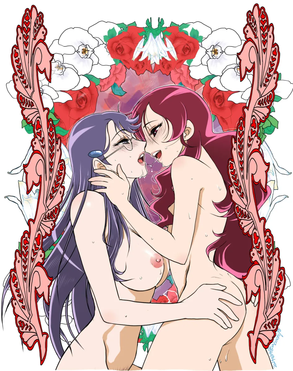 Hanasaki Tsubomi, Tsukikage Yuri by Sabachiyo Land