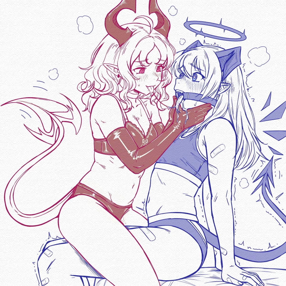 Mostima (Arknights), Nymph (Arknights) by Caffichai