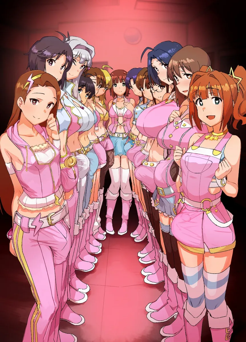 Kisaragi Chihaya, Hoshii Miki by Momo No Suidou-Sui