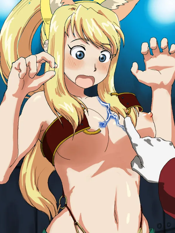Edward Elric, Winry Rockbell by Ome (Mercury Cigarette)
