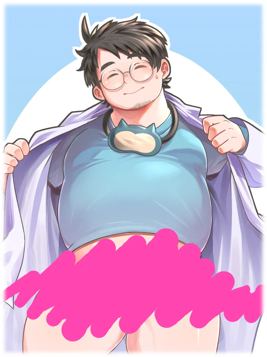 Snorlax, Professor Neroli by Osu (Osumankokuou)