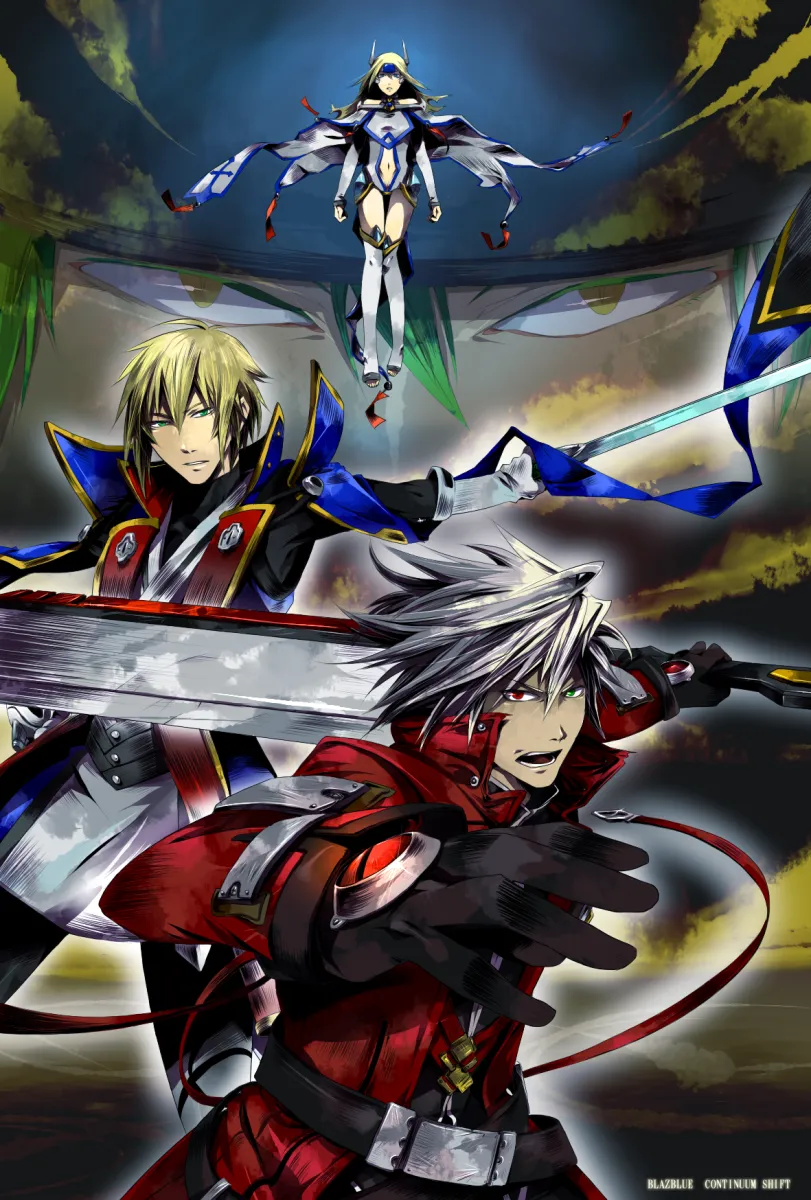 Ragna The Bloodedge, Jin Kisaragi by Otani (Gloria)