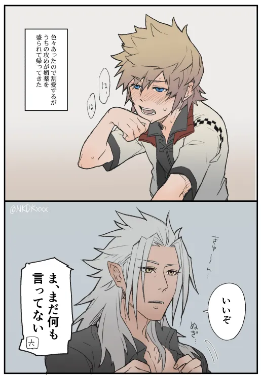 Roxas, Xemnas by Nukaduke000