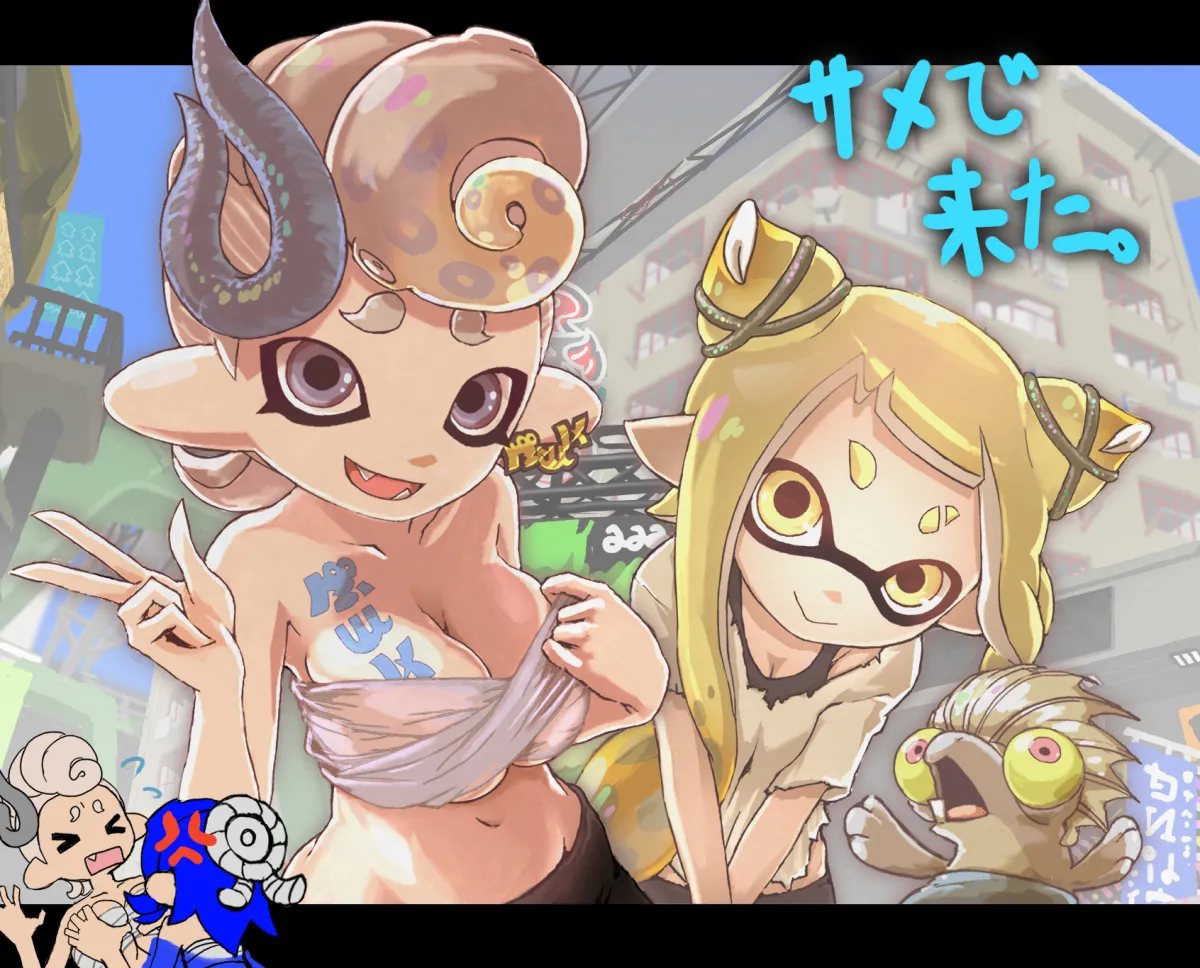 Inkling Player Character, Inkling Girl by Hideyoshi (Swliyhbpe9Xqqze)