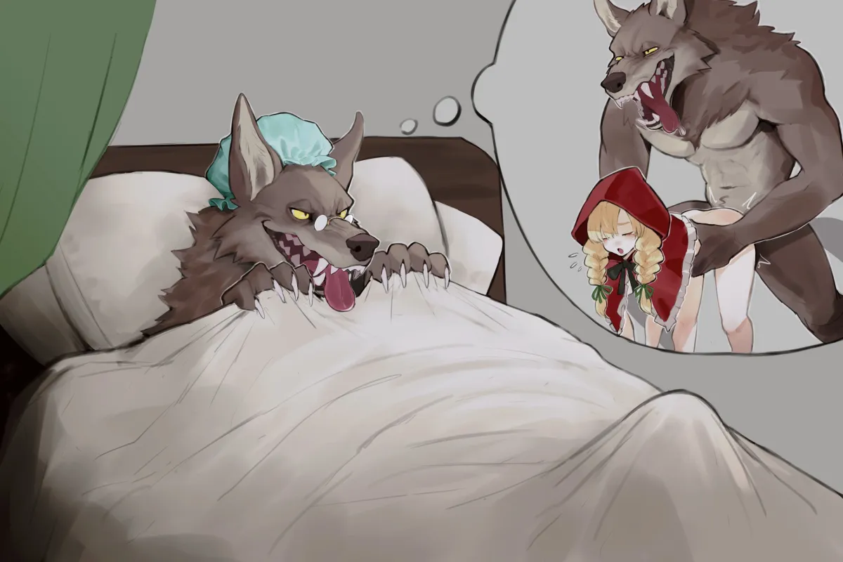 Little Red Riding Hood (Fairy Tale Character), Big Bad Wolf by K0Bit0Wani