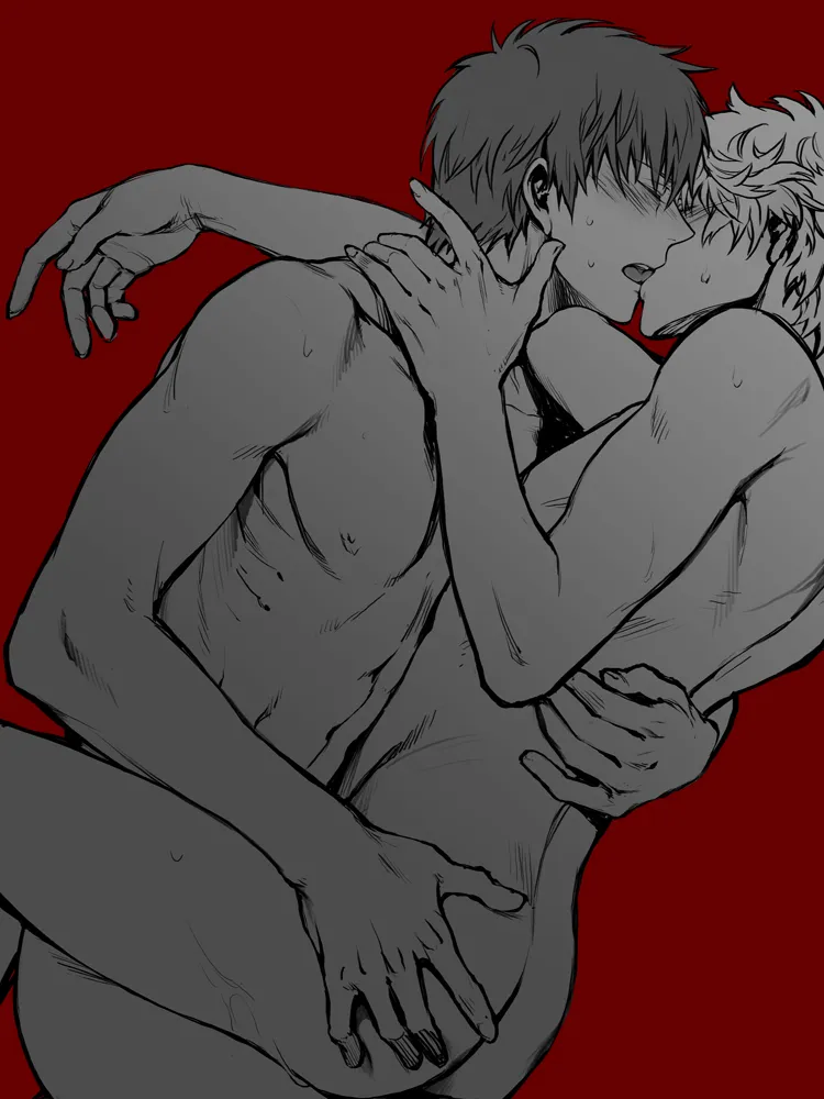 Sakata Gintoki, Hijikata Toushirou by Tkr (Lovedelic99)