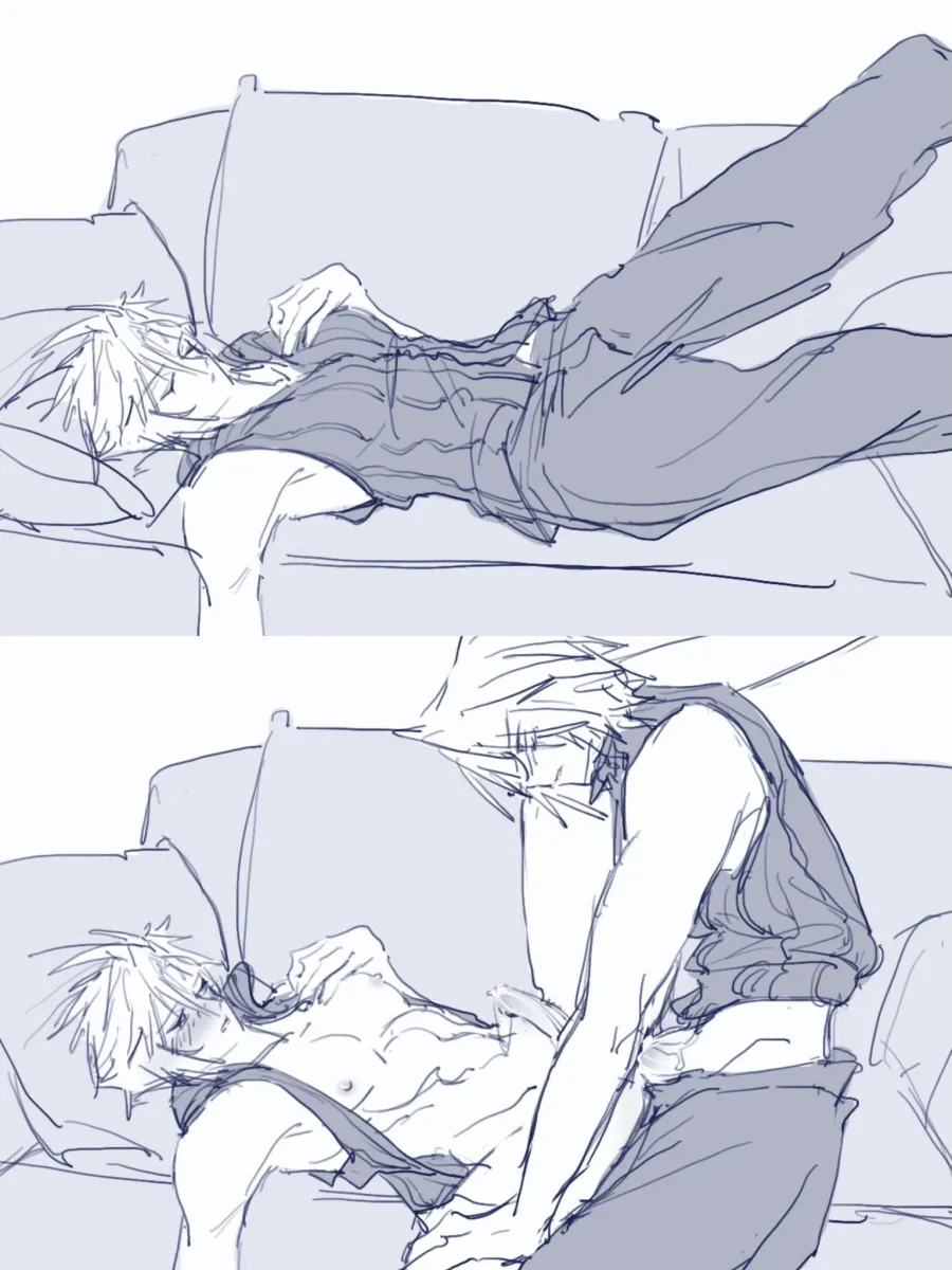 Cloud Strife, Sephiroth by Shou49Sc