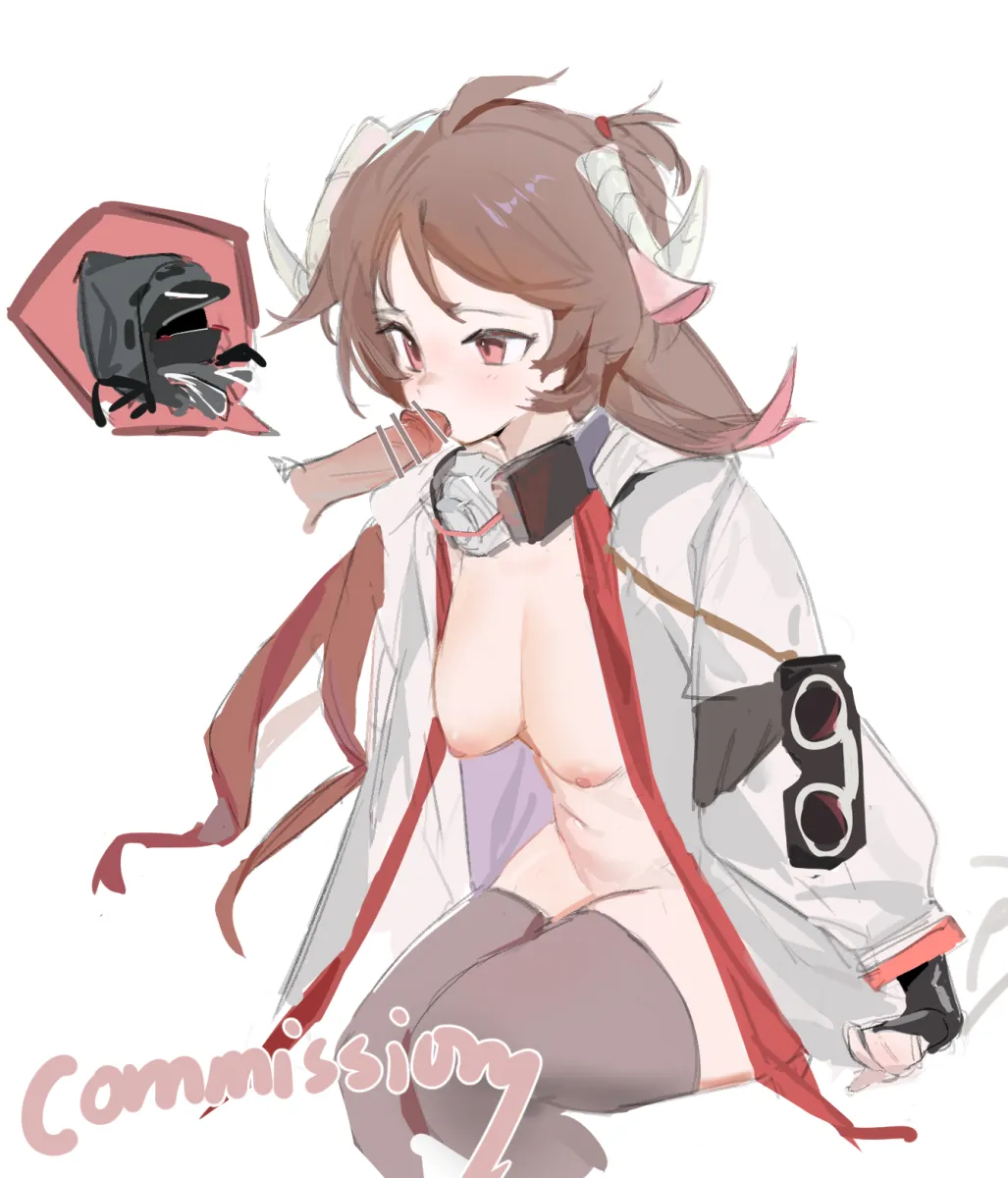 Doctor (Arknights), Eyjafjalla (Arknights) by Ydjc0604