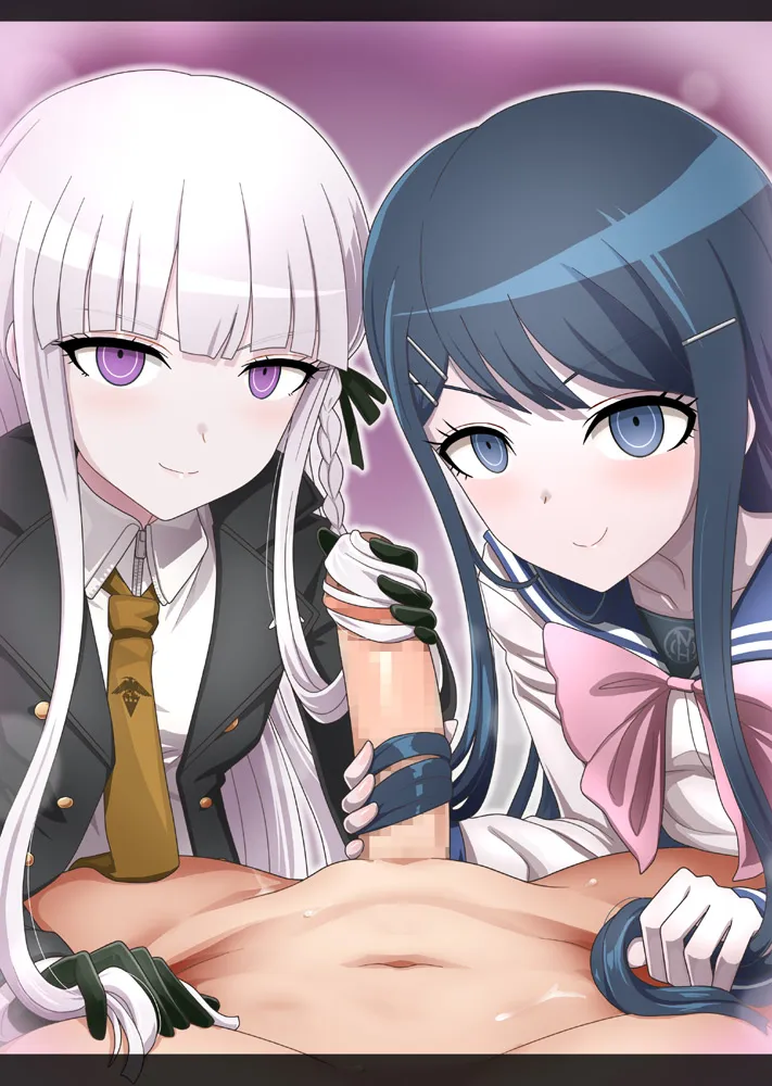 Kirigiri Kyoko, Maizono Sayaka by Urokozuki