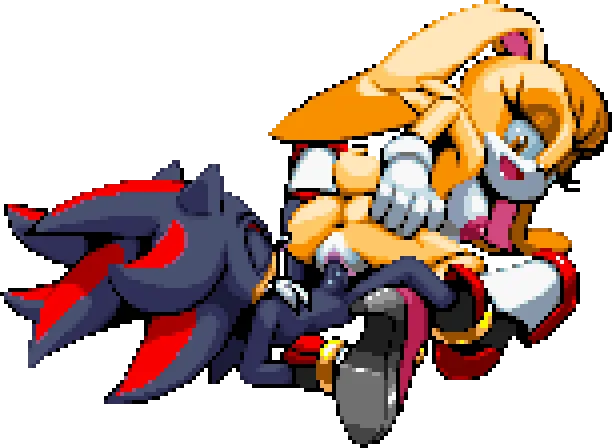 Shadow The Hedgehog, Vanilla The Rabbit by Rockthebull