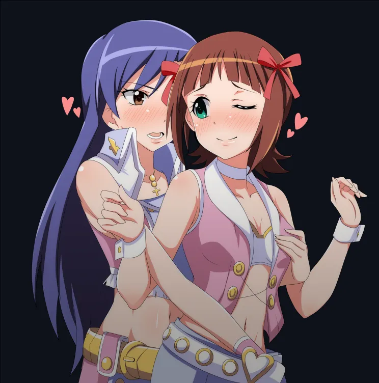 Kisaragi Chihaya, Amami Haruka by Jabara Tornado