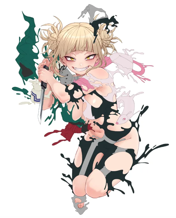 Uraraka Ochaco, Toga Himiko by Kobaji