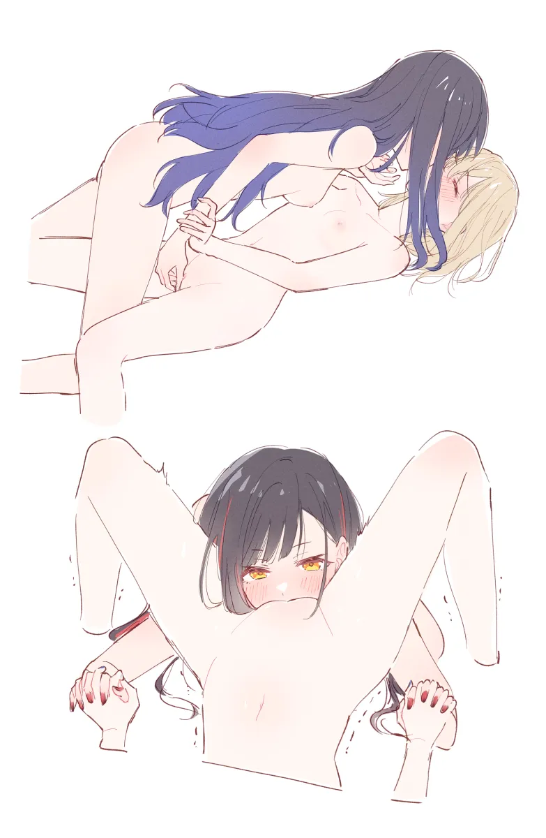 Shiraishi An, Azusawa Kohane by Beru Popooo