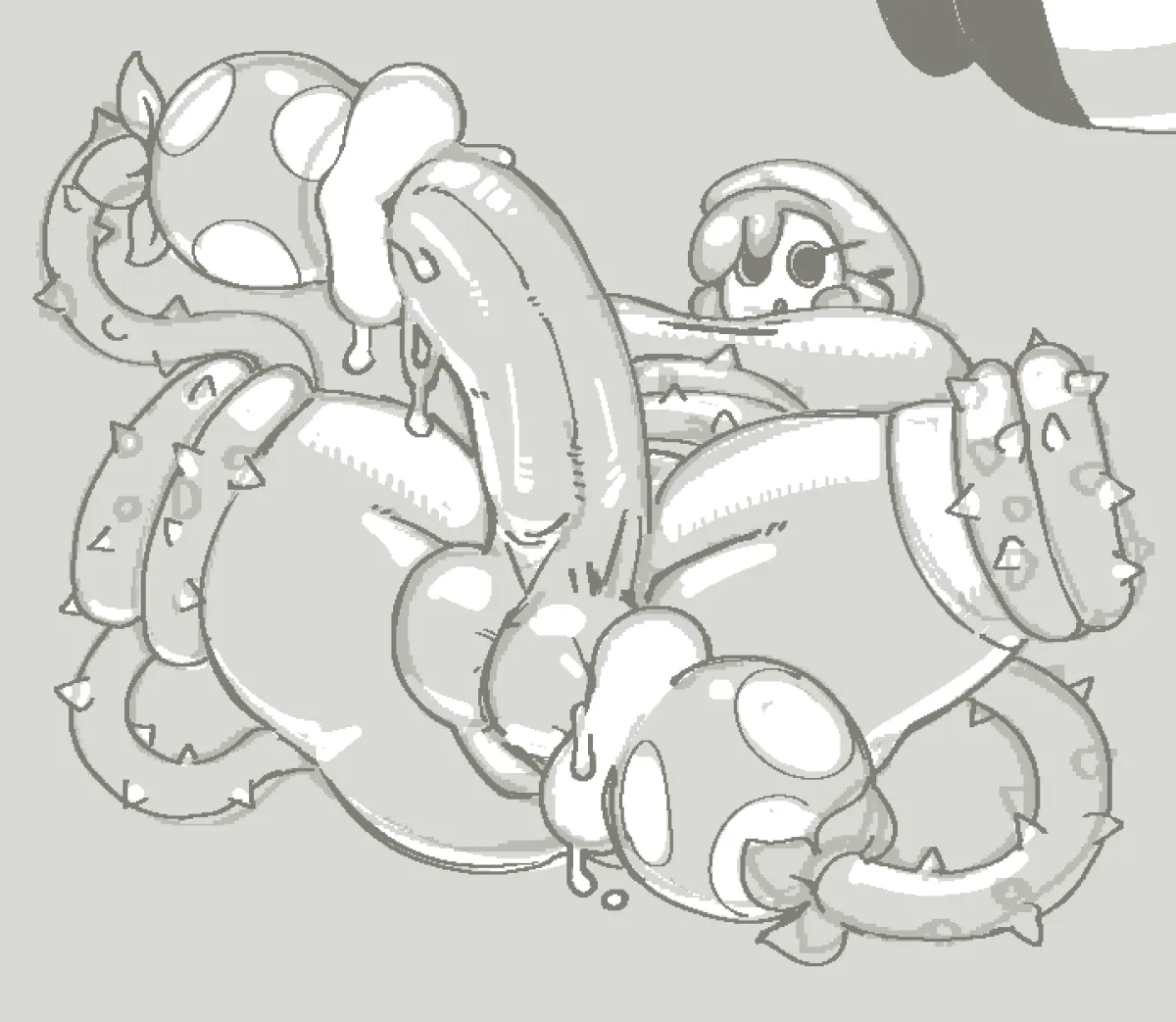 Piranha Plant, Shy Gal by Submarinechamomile