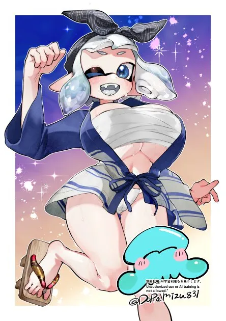 Inkling Player Character, Inkling Girl by Doro Mizu 831