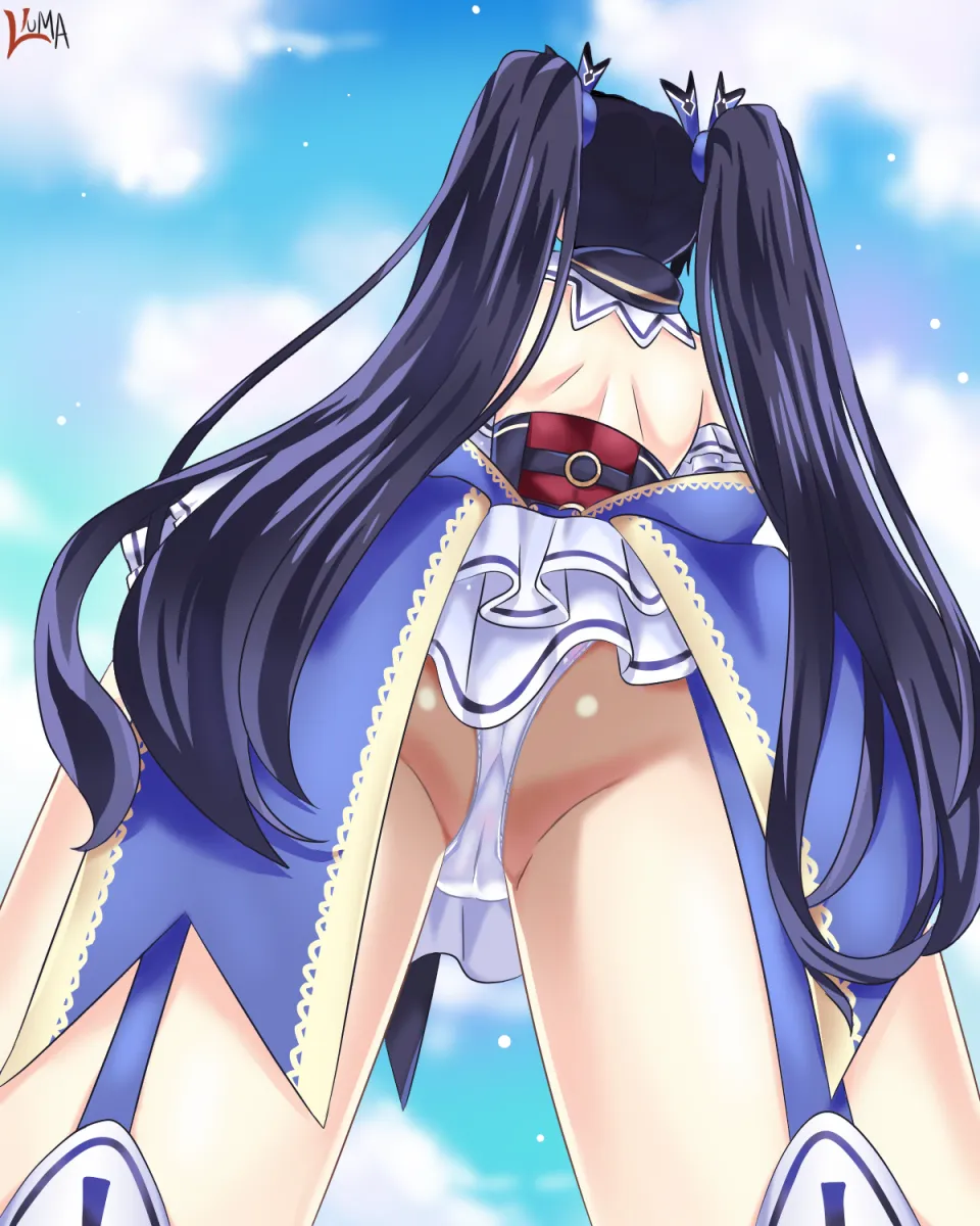 Noire (Neptunia) by Lewdkuma