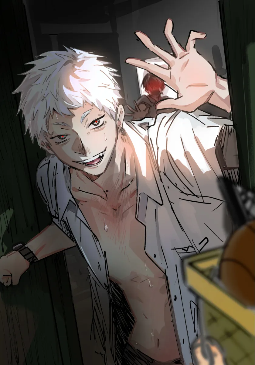 Indou Hikaru, Tsujinaka Yoshiki by Temmi X