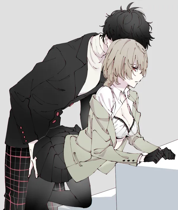 Amamiya Ren, Akechi Goro by Shizuka 817