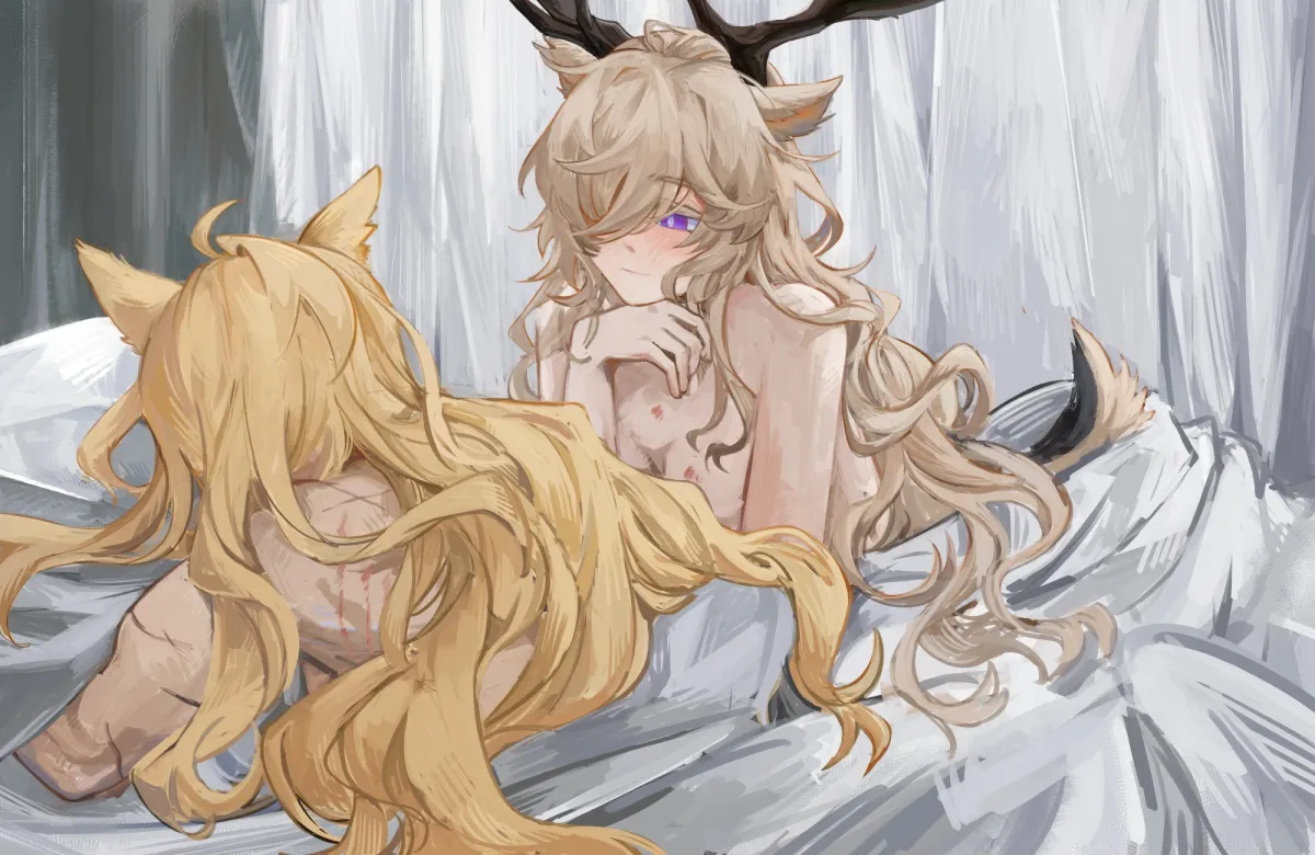 Nearl (Arknights), Viviana (Arknights) by Kotcate