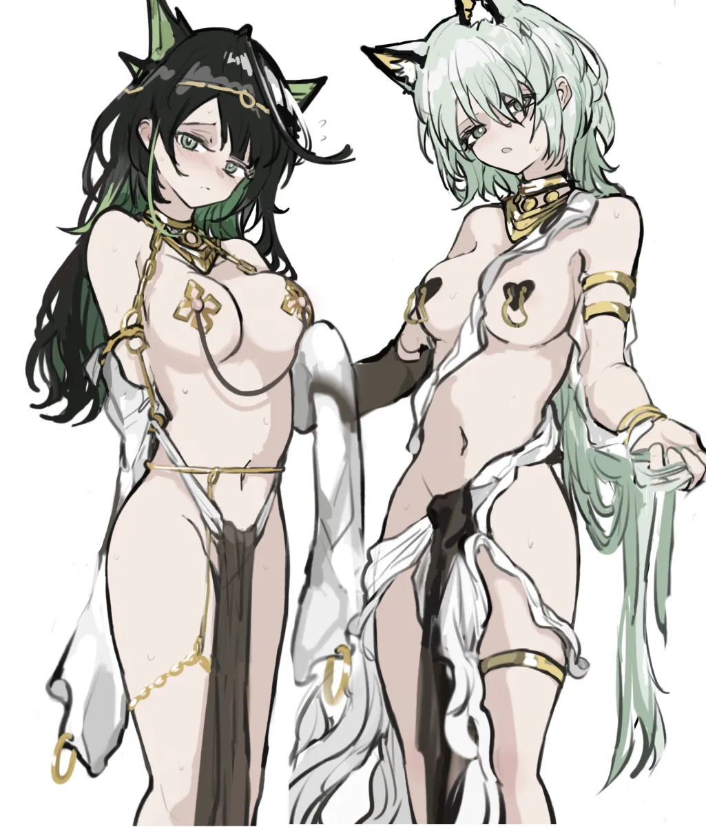 Kal'tsit (Arknights), Mon3Tr (Arknights) by Whate=3R