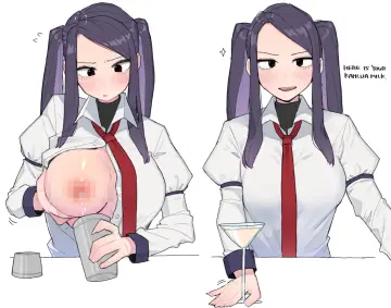 Lactating Into Container