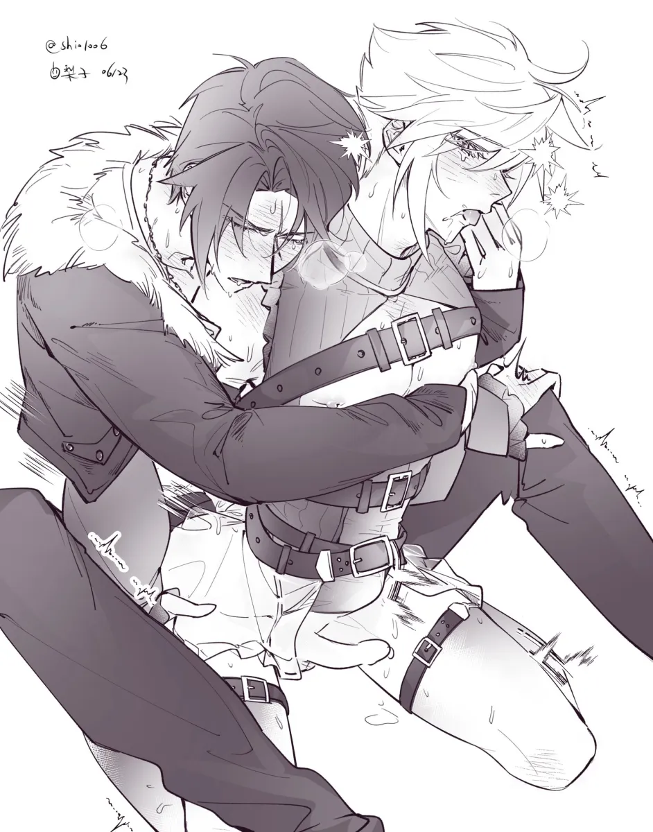 Cloud Strife, Squall Leonhart by Lily (Shio1006)