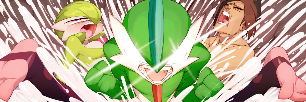 Gardevoir, Gallade by Mrploxykun