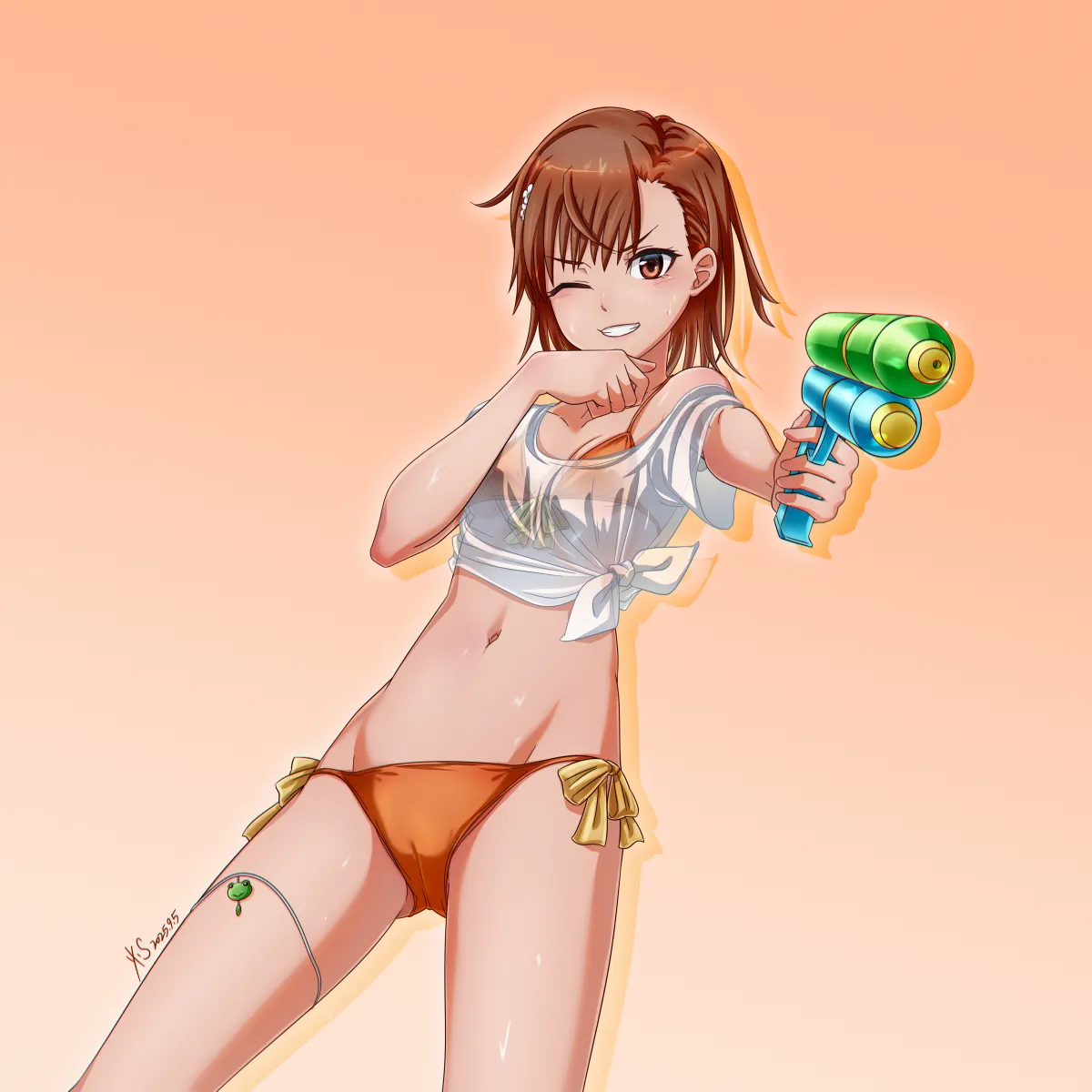 Misaka Mikoto, Gekota by Djt (User Wrzg5248)
