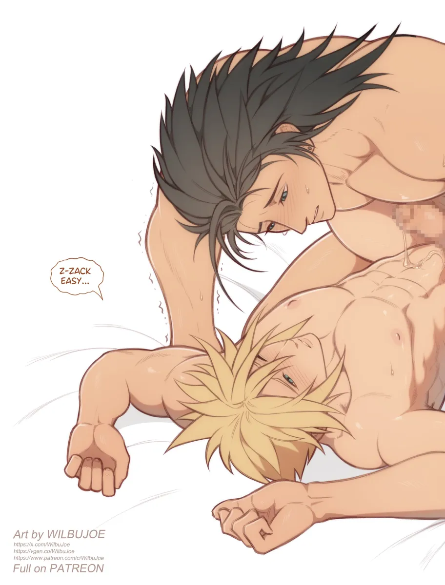 Cloud Strife, Zack Fair by Wilbujoe