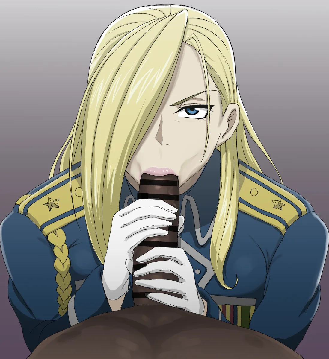 Olivier Mira Armstrong by Guhanshounen