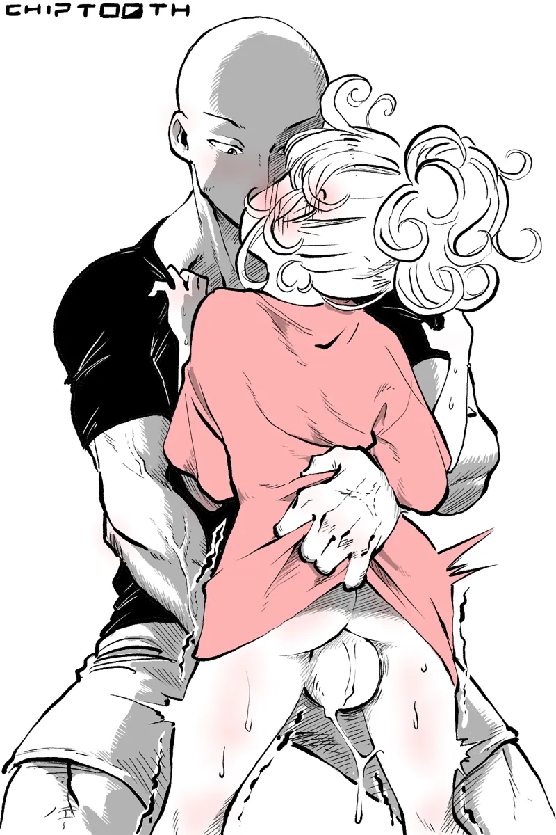 Tatsumaki, Saitama (One-Punch Man) by Chip-Tooth