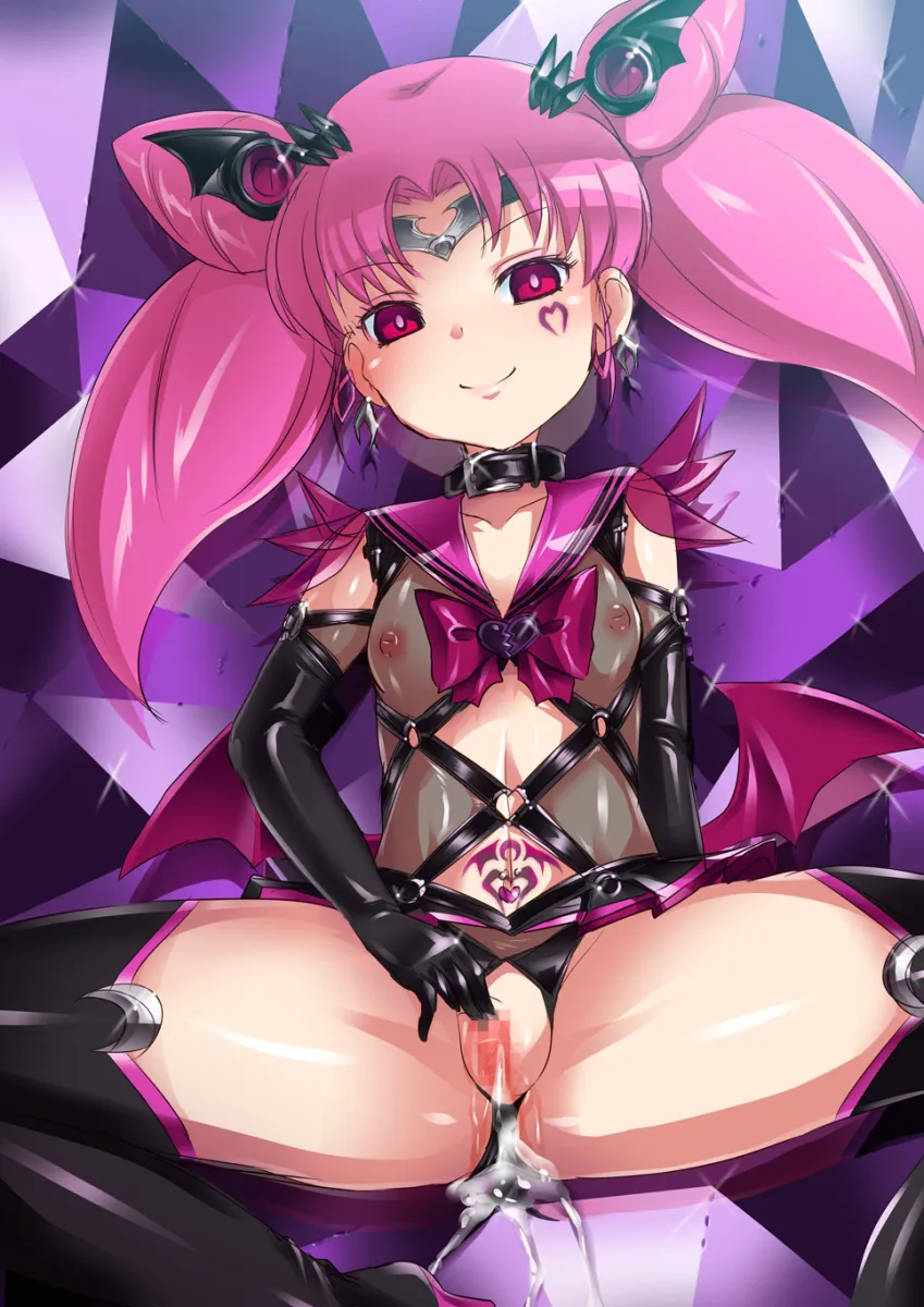 Chibi Usa, Black Lady (Sailor Moon) by Satou Kuuki