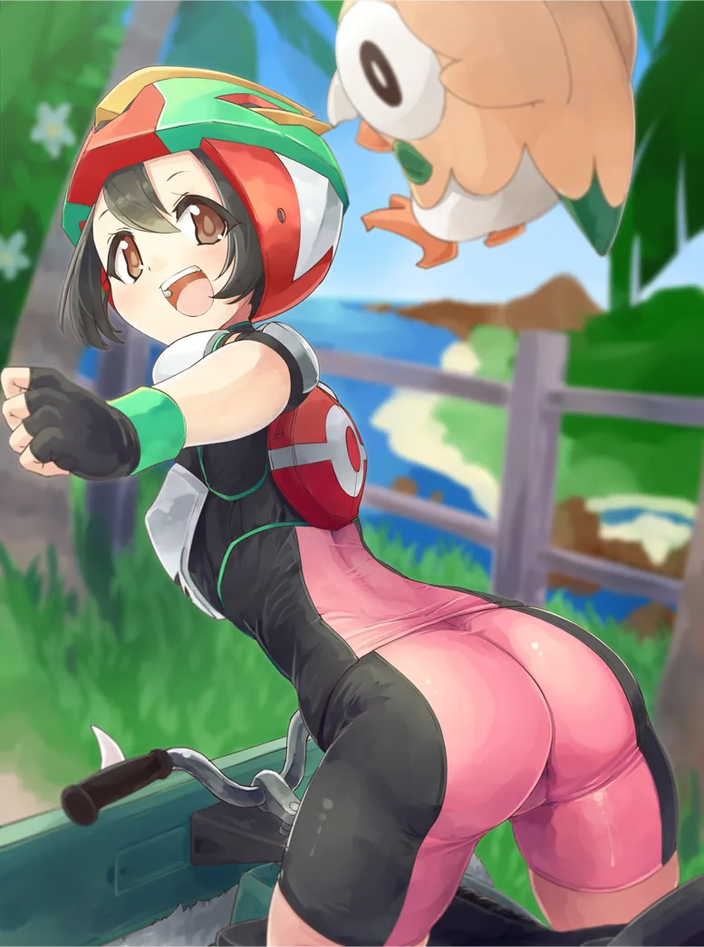 Selene (Pokemon), Rowlet by Naka Akira