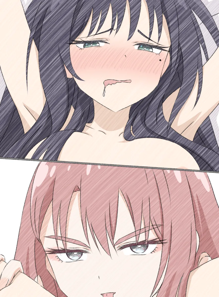 Sakayori Iroha, Ayatsumugi Roka by Thundradrawings