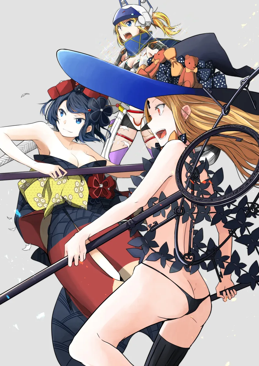 Artoria Pendragon (Fate), Abigail Williams (Fate) by Drag009