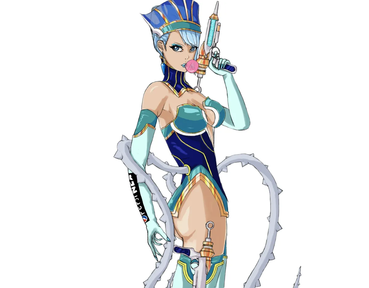 Karina Lyle, Blue Rose (Tiger & Bunny) by Drawfag