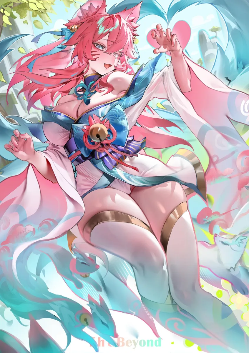 Ahri (League), Spirit Blossom Ahri by Yonchan