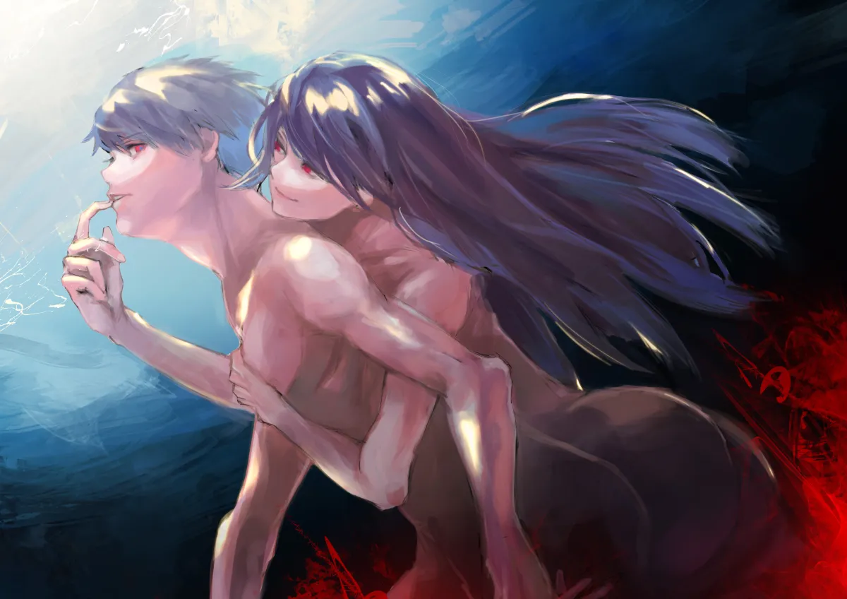 Kaneki Ken, Kamishiro Rize by Kyuuba Melo