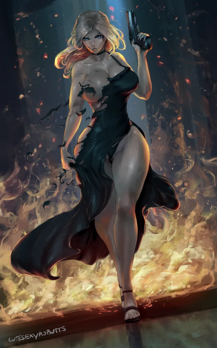 Aya Brea by Cutesexyrobutts