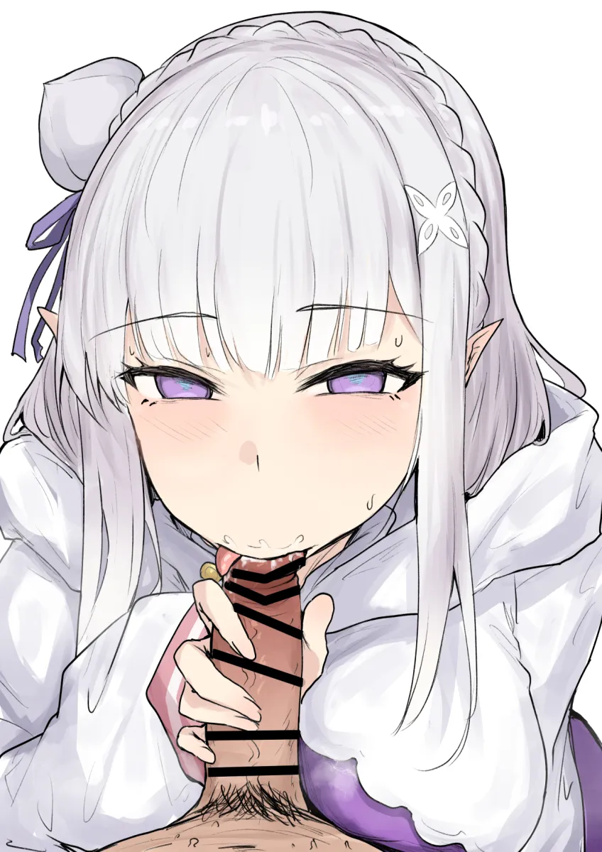 Emilia (Re:zero) by Sakiya (Sak1 01)