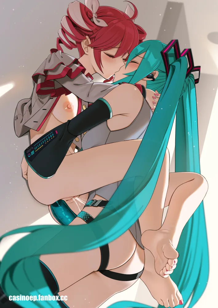 Hatsune Miku, Kasane Teto by Casino (Casinoep)