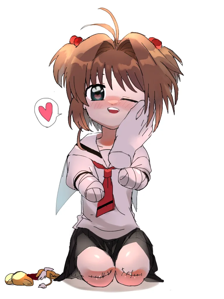 Kinomoto Sakura, Kero (Cardcaptor Sakura) by Blue (Zktw2734)