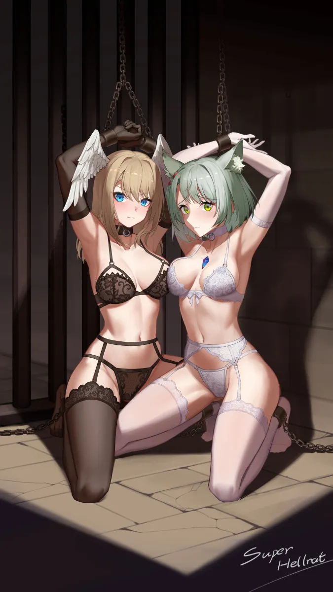 Mio (Xenoblade), Eunie (Xenoblade) by Super Hellrat
