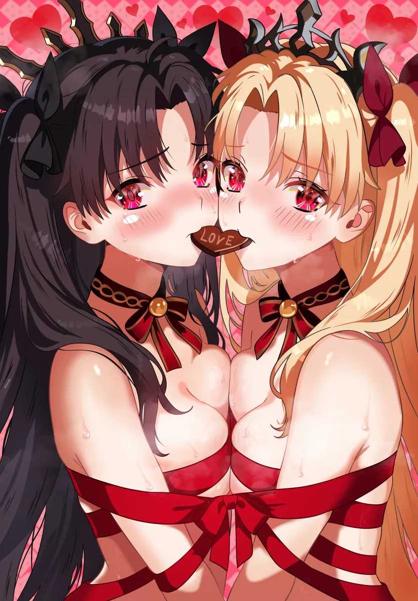 Ereshkigal (Fate), Ishtar (Fate) by Mokyukyu 2339