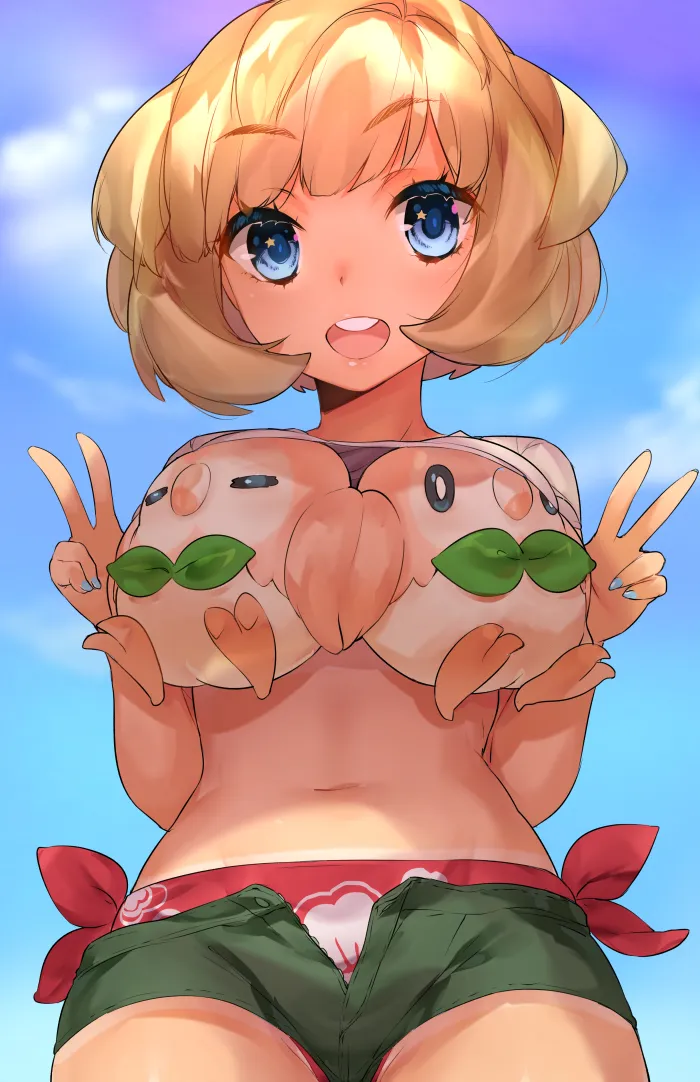 Selene (Pokemon), Rowlet by Naso4