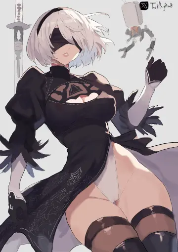 2B (Nier:automata) rule 34